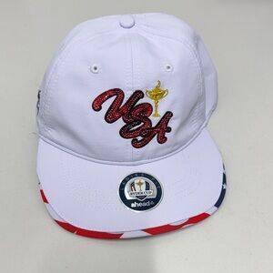Ahead Ryder Cup whistling Straits 2020 USA women’s white cap golf official